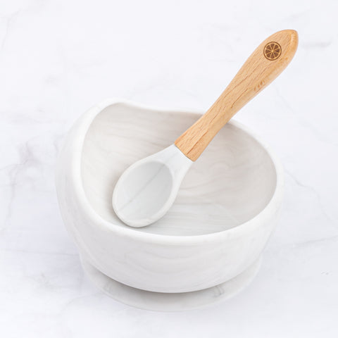 Marble Bowl & Spoon