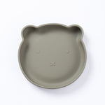 Silicone Bear Plate - Silver Sage