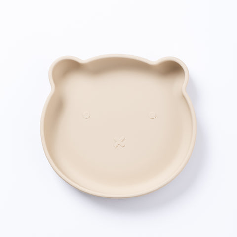 Silicone Bear Plate - Sand