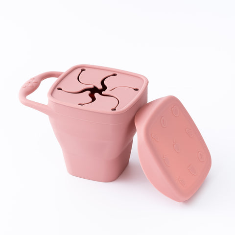 Silicone Snack Cup - DUSTY ROSE