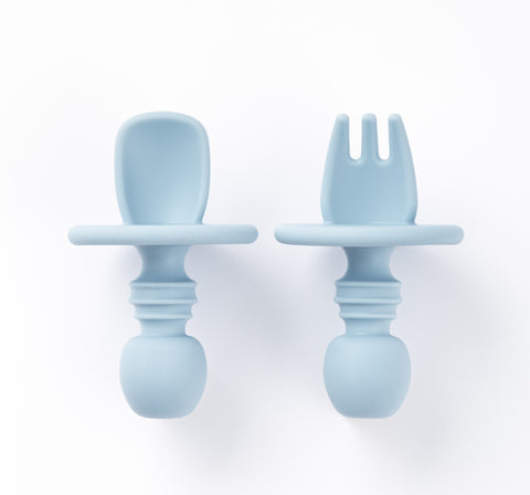 Mini Spoon and Fork - Denim